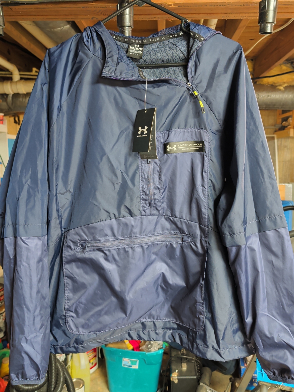 Under Armour Men's Navy Windbreaker Jacket